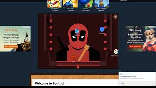 epic trick shot on sling shot hotel! (bonk.io)
