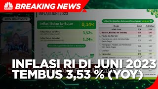 BPS Catat Inflasi RI di Juni 2023 Tembus 3,52% (yoy)