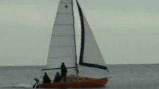 Парусный спорт,разборный тримаран (sailing,cat)