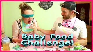 BABY FOOD CHALLENGE GONE WRONG! | 9 MORE DAYS!! | Sam & Nia