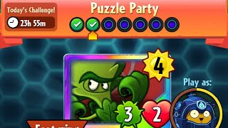 Puzzle Party - 26 July 2017 - Plants vs Zombies Heroes