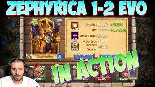 ZEPHYRICA 1-2 EVO TEST \ ПРОКАЧИВАЕМ ЗЕФИРКУ \ БИТВА ЗАМКОВ \ CASTLE CLASH