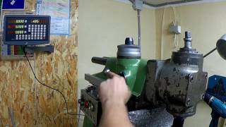 Установка УЦИ на фрезерный станок Schaublin13
