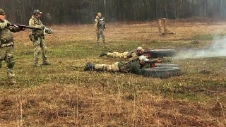 Занятия по военной подготовке на Сумщине