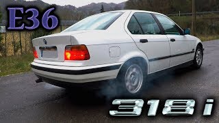 Enseñando un e36 BMW de serie por dentro y fuera - 318i