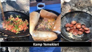 Müsait Bir Yerde - Odun Ateşinde Sac Kavurma  ? ? - Kampta ne yiyoruz? Kamp Yemekleri Serisi-2 ⛺