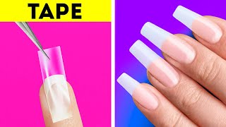 Clever Ways to Save Beauty Of Your Long Nails || Manicure And Pedicure Hacks