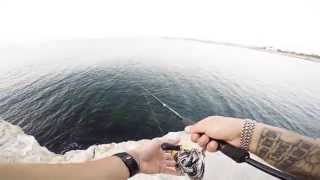 Джиг спиннинг на море(Ловля Ласкиря на искусственные приманки)(Rockfishing Black Sea)