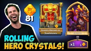 Rolling Hero Crystals Easy Lavanica Opening Rewards Castle Clash
