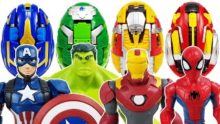 Avengers, Carbot Kung Go~! Iron Man, Hulk, Spider-Man, Thor, Captain America, Thanos, Incredibles