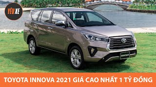 Chi tiết giá bán Toyota Innova 2021 - Cao nhất 1 tỷ đồng |Yêu Xe|