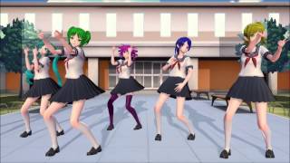 MMD Die Young [motion+models] Yandere Simulator
