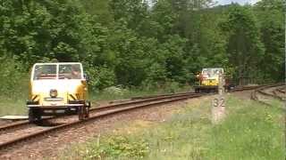 Mit dem Schienentrabi auf der Muldentalbahn(1)