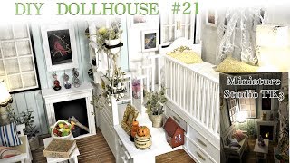 DIY ミニチュア ドールハウスの作り方 ハンドメイド。 21作目 組立編  １/６ サイズ ブライス モモコ バービー リカちゃんに