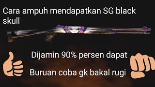 Tips cara dapatkan SG black skull permanen - GARENA FREE FIRE