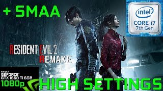 Resident Evil 2: Remake - i7 7700 - MSI GTX 1660 Ti Gaming X 6GB - 16GB RAM - 1080p - Gameplay