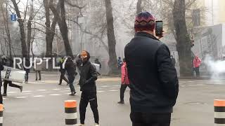 Kazakhstan: Protesters clash with police in Almaty as fuel price rallies continue