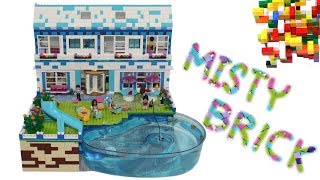 Lego Friends NEW Hotel with Slide and Lake by Misty Brick.