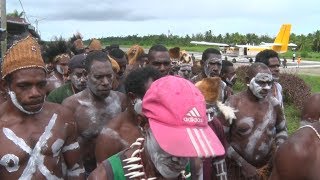 Masyarakat Asmat Papua sambut kedatangan Jenderal Putra asli Papua di Kabupaten Asmat Papua