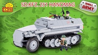 camion allemand en brique cobi SD.KFZ. 251 HANOMAG