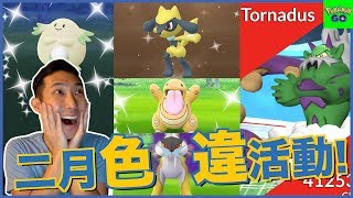 二月色違活動! 色違利歐路! 色違吉利蛋! 龍捲雲頭目!【劉沛 寶可夢⁵ 34】