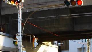河内小阪駅前の日本信号異種鳴き交わしの歩車分離式信号