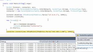 C# Socket Basics - Server