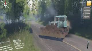 Spin Tires  Мод гусеничный трактор Т 74