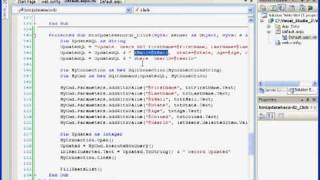 Visual Basic training Parameterized Command