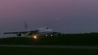 Полеты Ан-124 "Руслан" в ночное время