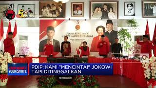 PDIP: Kami "Mencintai" Jokowi Tapi Ditinggalkan