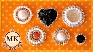 Красивые серединки для цветов. Канзаши.МК / DIY Beautiful midway for flowers. Kanzashi.