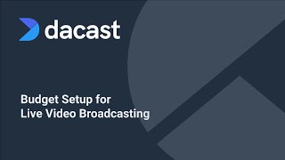 Budget Setup for Live Video Broadcasting