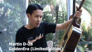 Martin Guitar D-28 Prewar 1941 & 1950 and GoldenEra 2000 By Acousticthai.Net
