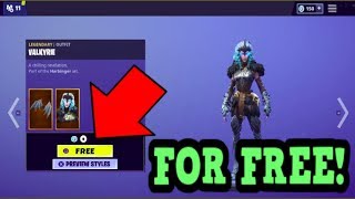 HOW TO GET VALKYRIE SKIN FOR FREE! (Fortnite Old Skins)