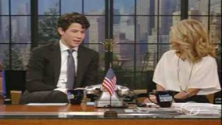 Nick Jonas On Regis and Kelly Show  Part 2