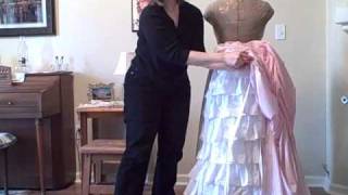 How To Make an 1870s Bustle Skirt