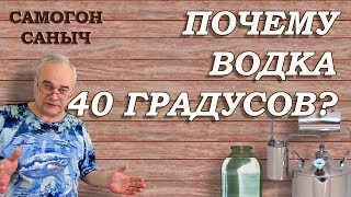 ПОЧЕМУ ВОДКА 40 градусов ? Д.И. Менделеев и М.Х. Рейтерн / Самогоноварение