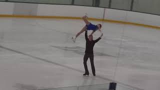 Natasha Purich Davin Portz FS 2017 Ontario Summer Sr Pairs