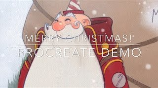 Ep.42| Merry Christmas - Procreate Demo