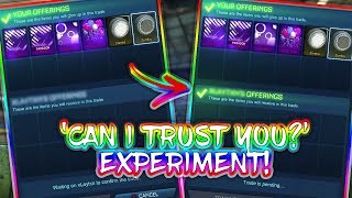 'GIVE MY ITEM BACK!?' EXPERIMENT | WILL SUBSCRIBERS SCAM ME | Rocket League