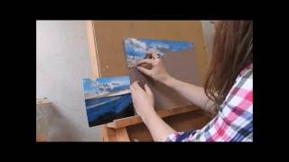 Pastel Landscape Painting Demonstration by Nathalie Jaguin