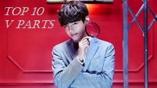 Top 10 V Parts in BTS Songs