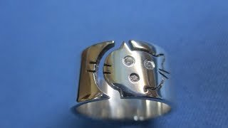 Making the ring of silver. Изготовление кольца из серебра.