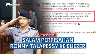 "Tugas Saya Mengawalmu Sudah Selesai Cad.." Ronny Undur Diri Jadi Pengacara Eliezer