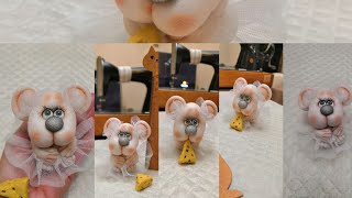 Простая мышка из капрона. Мастеркласс для Вас?