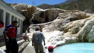 Garm Chashma hotspring near Khorog in Wakhan Valley, Tajikistan