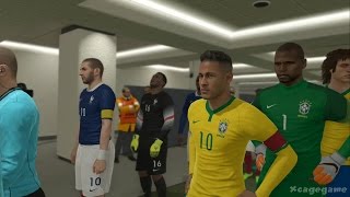 Pro Evolution Soccer 2016 - Brazil vs France  - PES 2016 Gameplay