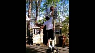 Yaya gets dunked on by Dorian butler