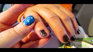 CND Shellac w/full foil